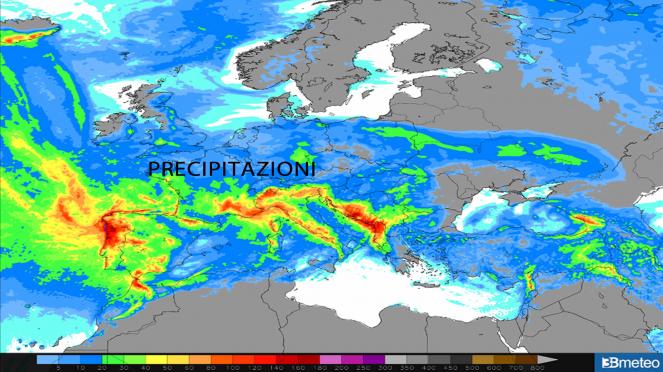 Meteo Italia: Prosegue il trend piovoso sul Mediterraneo mentre i modelli simulano uno split del vortice polare stratosferico