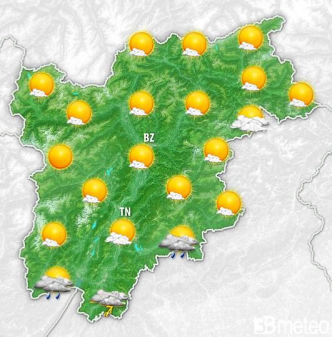 Meteo Trentino Alto Adige: da martedì arriva aria più fredda, vento e qualche temporale