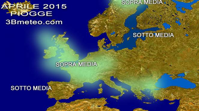 previsioni Aprile 2015: scenario pioggia