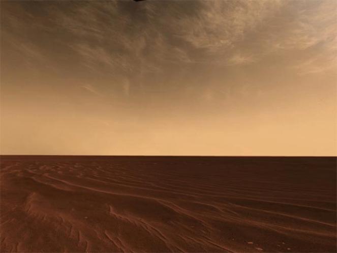rarissime nubi marziale fotografate da Curiosity