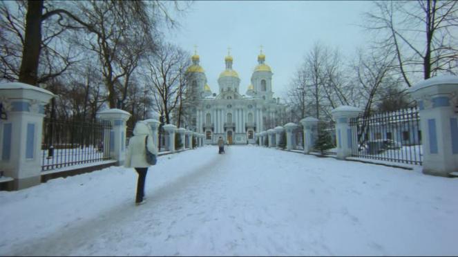 San Pietroburgo con la neve
