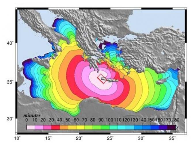 Scenario di un possibile tsunami nel Mediterraneo