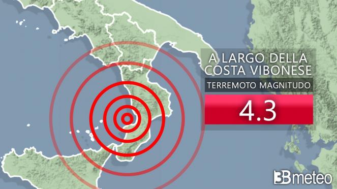 Scossa di Terremoto in Calabria