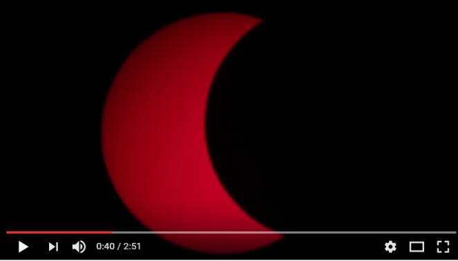 Sequenza eclissi anulare di sole