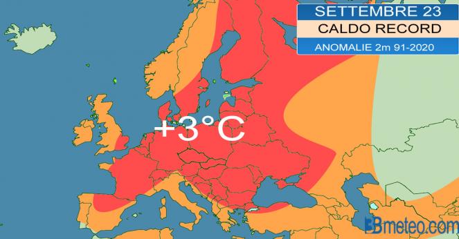 Settembre, caldo record in Europa
