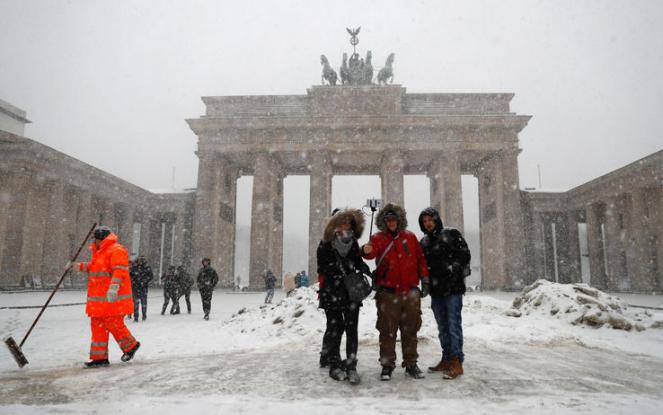 Settimana gelida sull'Europa, neve anche a Berlino
