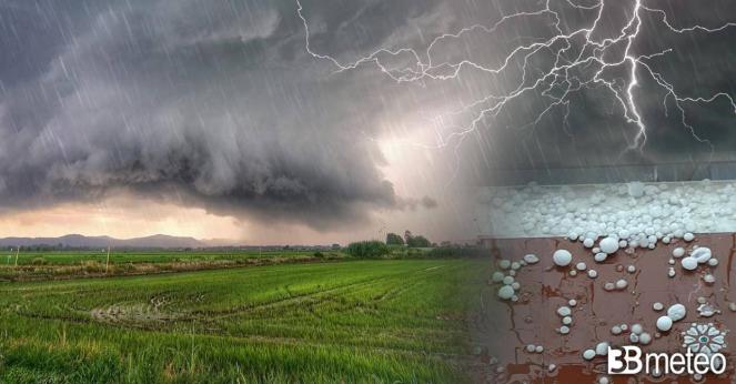 Severe squall line between Poland and Sweden: intense thunderstorms with hail