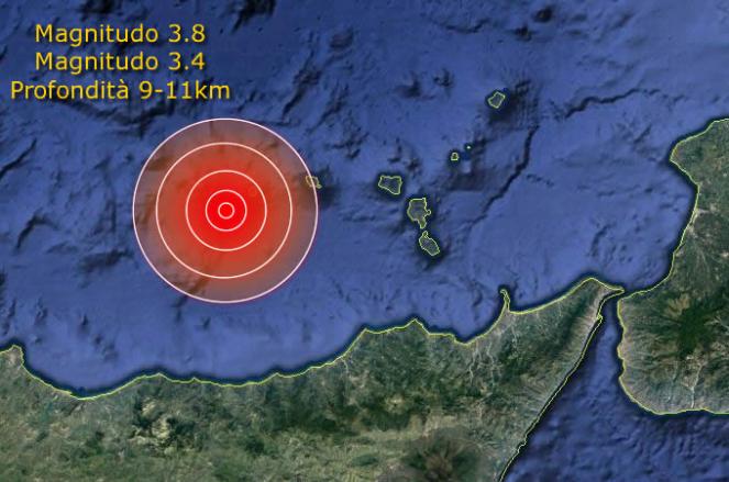 Sicilia, Eolie, Alicudi scossa di terremoto di magnitudo 3.4 seguita da 3.8