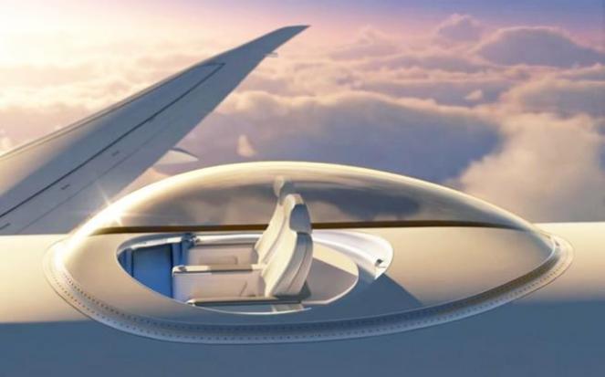 SkyDeck: in futuro potremo scegliere di viaggiare nel punto più panoramico degli aerei.