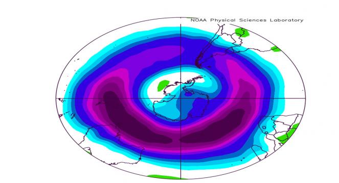 stratosfera antartica molto piÃ¹ fredda della media