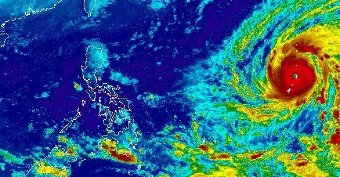 Super tifone Yutu sulle Isole Marianne settentrionali