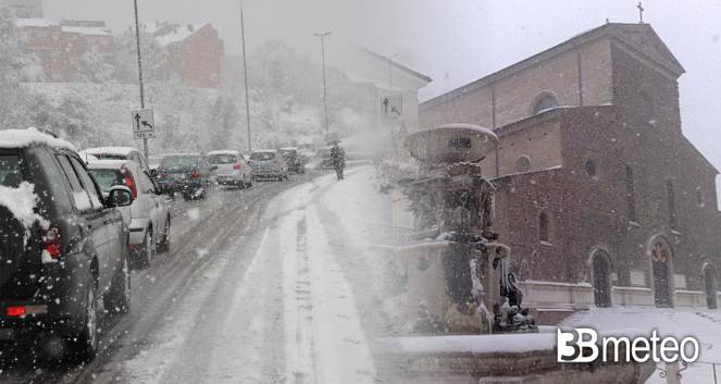 Tanta neve al Nord, Bologna, Parma, Rimini, Forlì