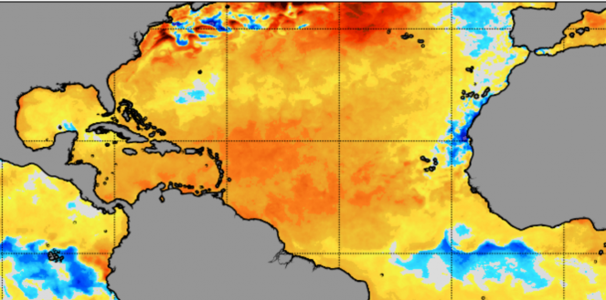 Meteo. Uragano Beryl sale a categoria 5. Cause: Ocean Heat Content da record in Atlantico