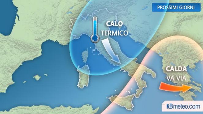 temperature in netto calo con ribaltone meteo in italia