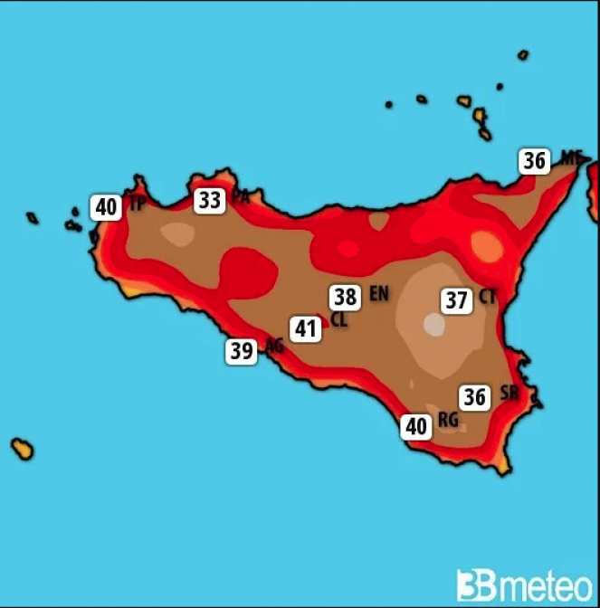 Temperature Sicilia
