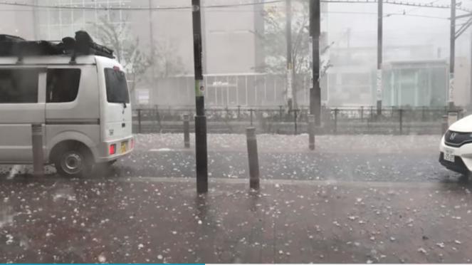 Tempesta di grandine e vento paralizza Tokyo e fa enormi danni