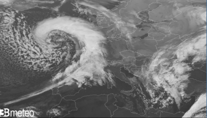 Tempesta sul Nord-Ovest europeo