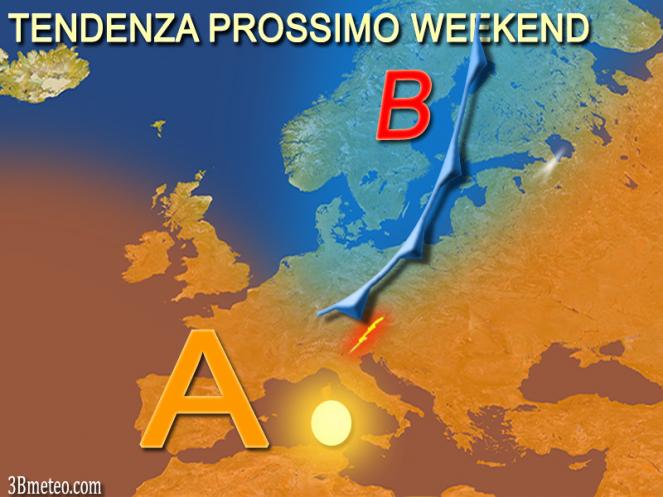 Tendenza prossimo weekend