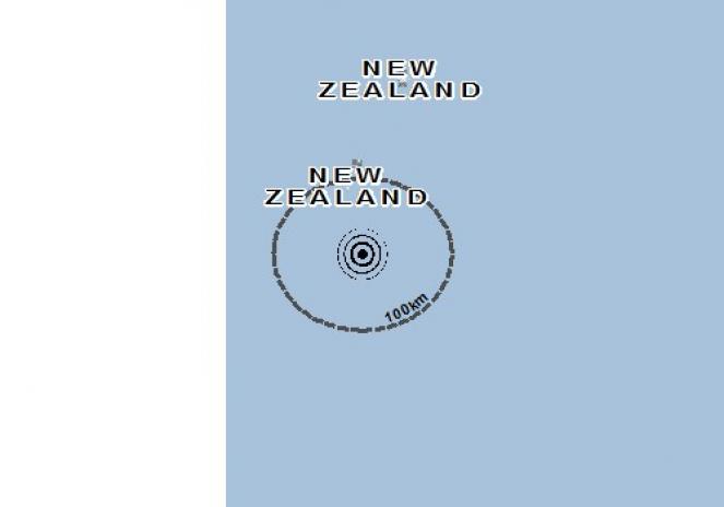 Scossa di terremoto a KERMADEC ISLAND, Nuova Zelanda