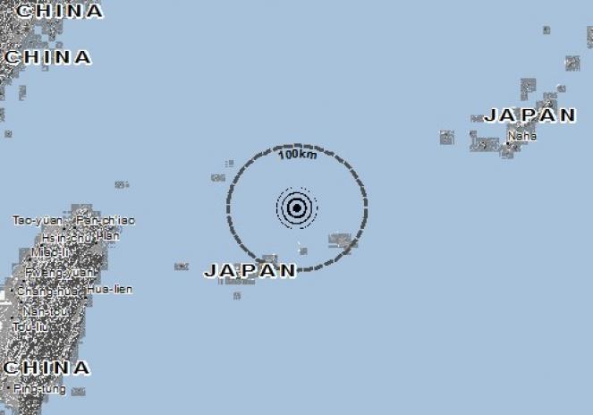 Scossa di terremoto a NEW TARAMA, Giappone