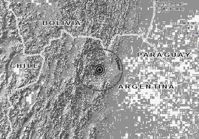 Scossa di terremoto a Libertador General San Martin, Argentina