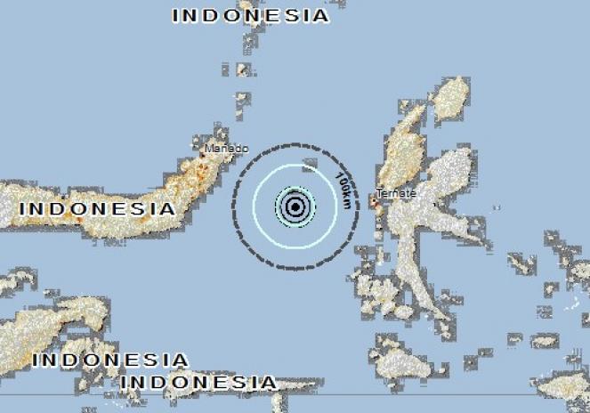 Scossa di terremoto a TERNATE, Indonesia