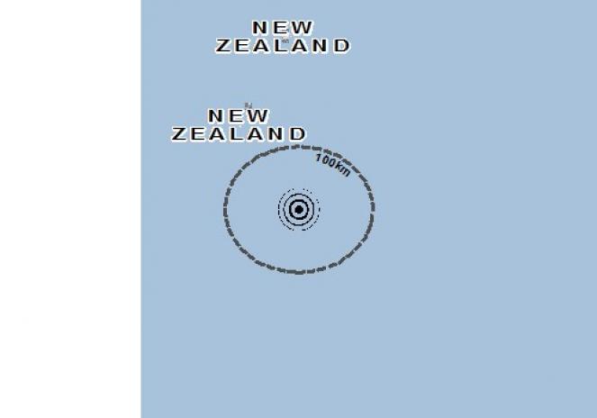 Scossa di terremoto a KERMADEC ISLAND, Nuova Zelanda