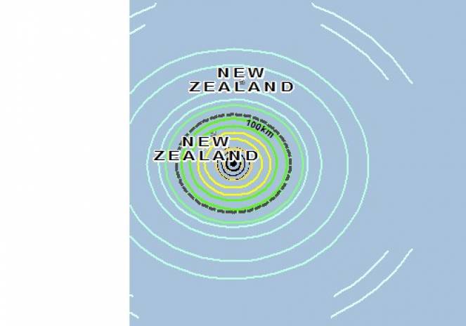 Scossa di terremoto a Kermadec Islands, Nuova Zelanda