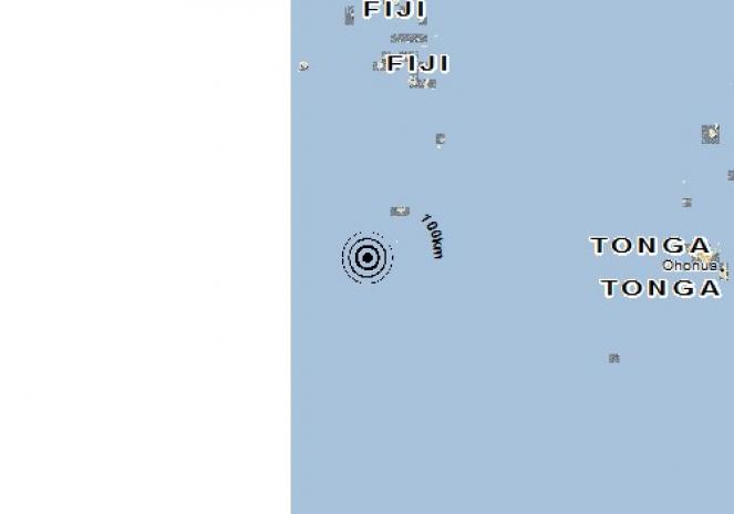 Scossa di terremoto a Levuka, Fiji