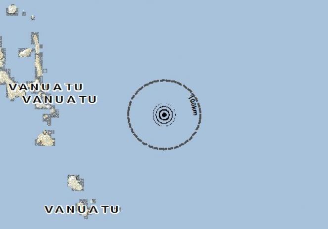 Scossa di terremoto a Port-Vila, Vanuatu