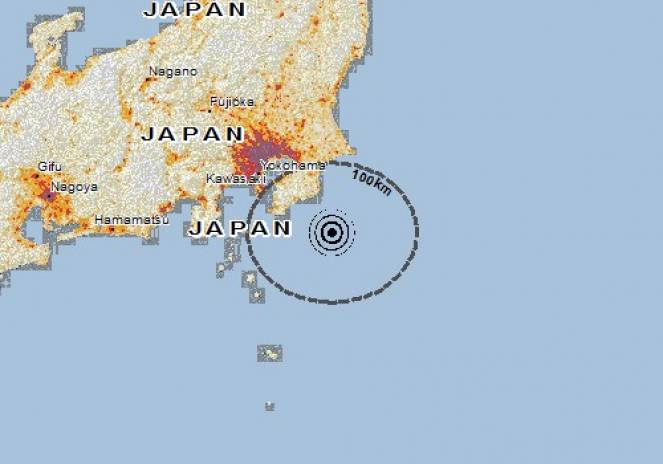 Scossa di terremoto a Katsuura, Giappone