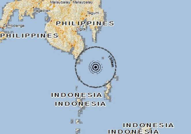 Scossa di terremoto a Essang, Indonesia