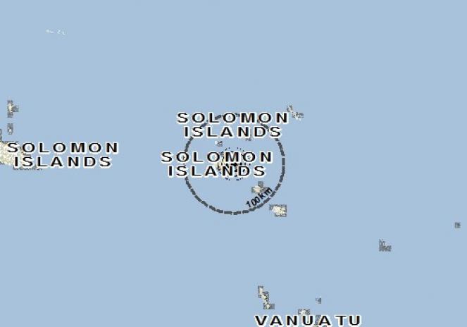 Scossa di terremoto a Lata, Isole Salomone