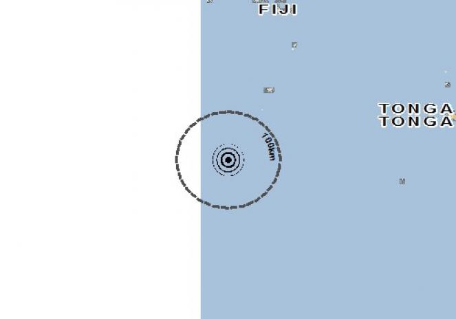 Scossa di terremoto a Levuka, Fiji