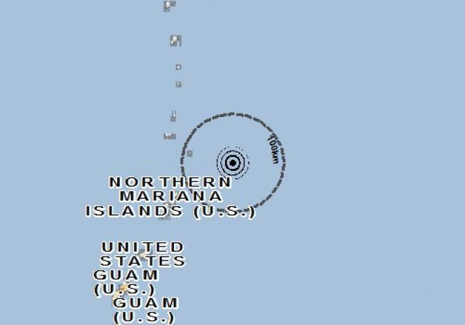 Scossa di terremoto a Saipan, Isole Marianne settentrionali