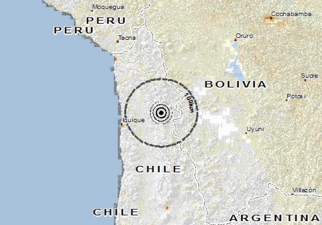 Scossa di terremoto a Llica, Bolivia