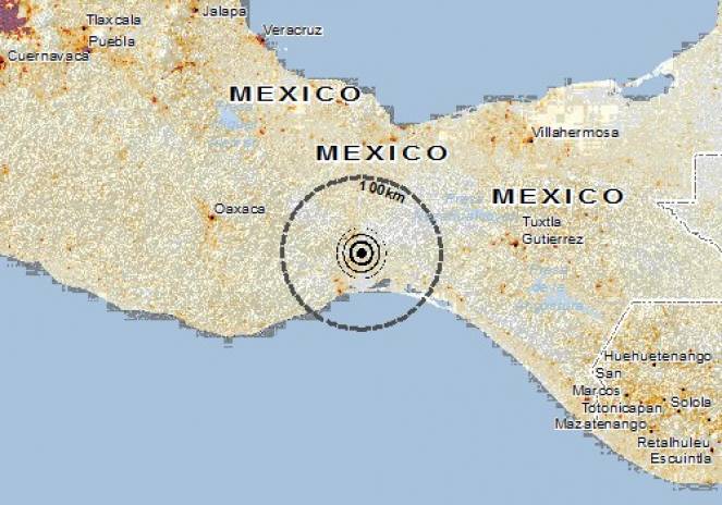Scossa di terremoto a Ixtepec, Messico