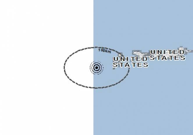 Scossa di terremoto a Amchitka Island, Stati Uniti d'America