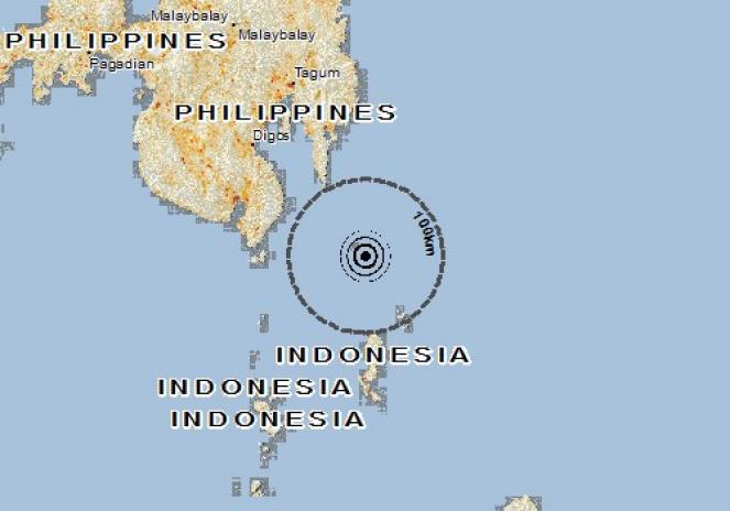 Scossa di terremoto a Essang, Indonesia