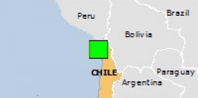 Scossa di terremoto a Arica, Cile
