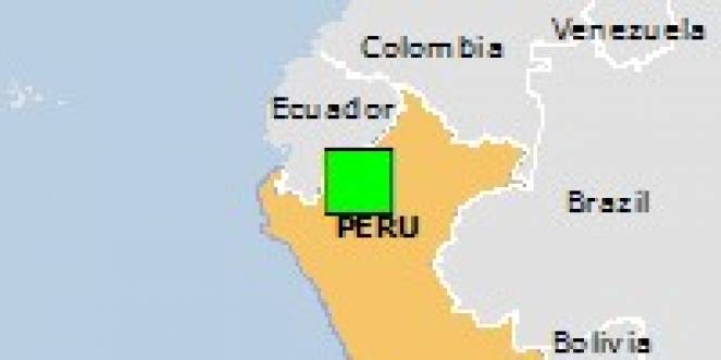Scossa di terremoto a Saramiriza, Perù