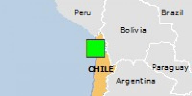 Scossa di terremoto a Iquique, Cile
