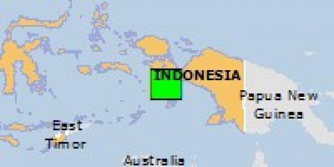 Scossa di terremoto a Dobo, Indonesia