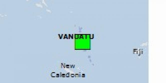 Scossa di terremoto a Lakatoro, Vanuatu