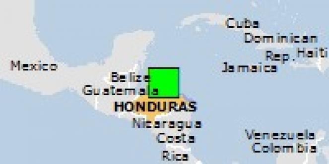 Scossa di terremoto a Guanaja, Honduras