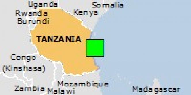 Scossa di terremoto a Vianzi, Tanzania