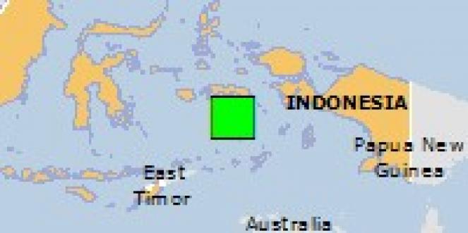 Scossa di terremoto a Werinama, Indonesia