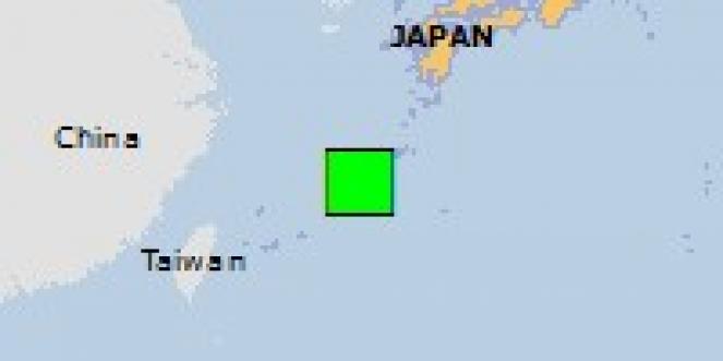 Scossa di terremoto a Iejima Island, Giappone