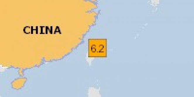 Scossa di terremoto a Yilan, Taiwan