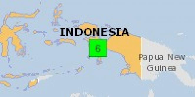 Scossa di terremoto a Kaimana, Indonesia